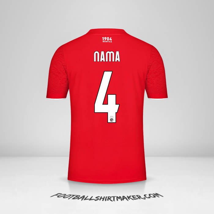 Jersey SL Benfica UCL 2021/2022 -  nama - 4