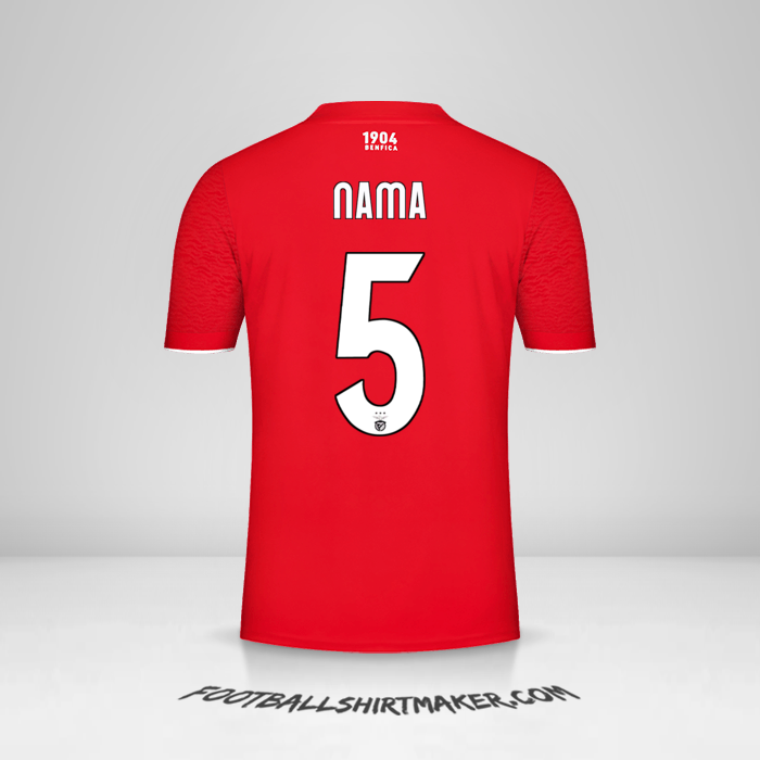 Jersey SL Benfica UCL 2021/2022 -  nama - 5