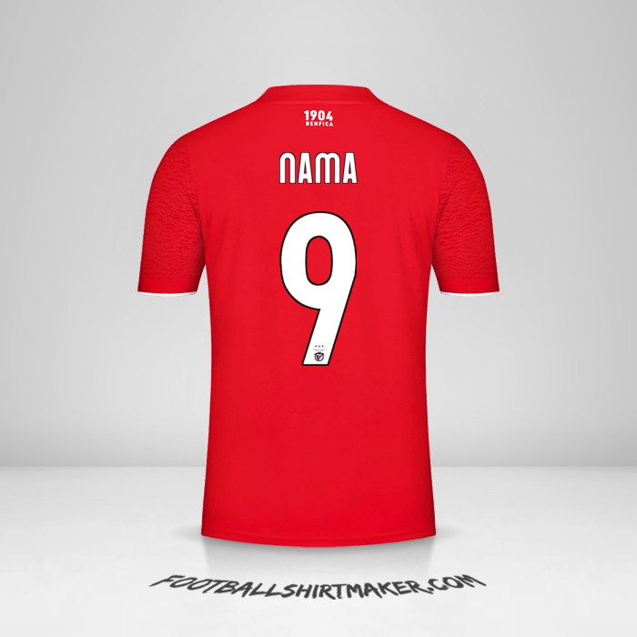 Jersey SL Benfica UCL 2021/2022 -  nama - 9