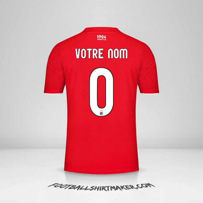 Maillot SL Benfica UCL 2021/2022 -  votre nom - 0