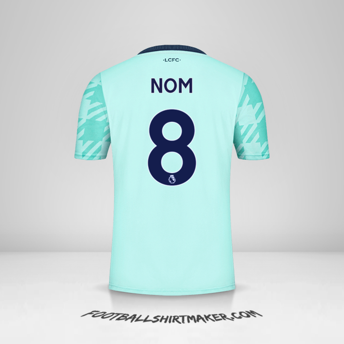 Maillot Leicester City FC 2021/2022 Extérieur -  nom - 8