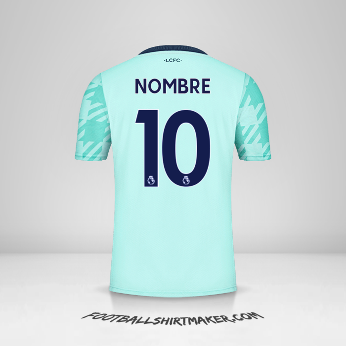 Camiseta Leicester City FC 2021/2022 Visita -  nombre - 10