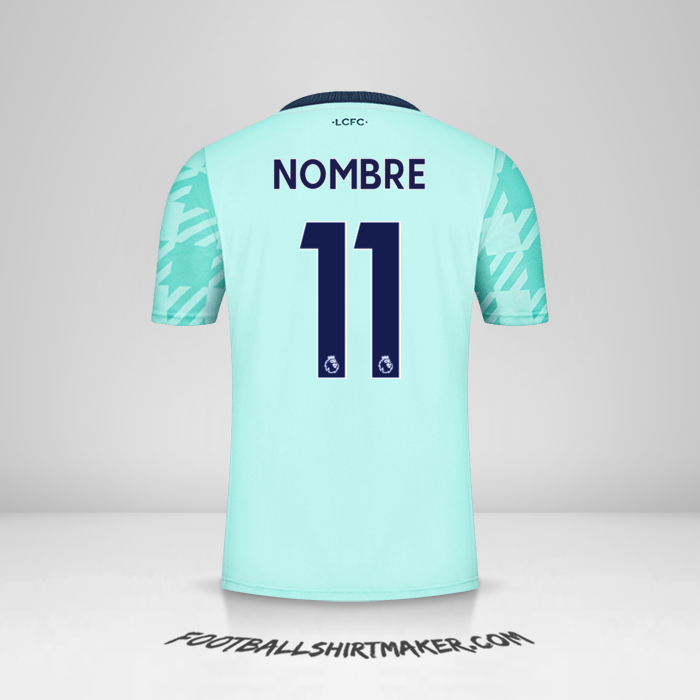 Jersey Leicester City FC 2021/2022 Visita -  nombre - 11