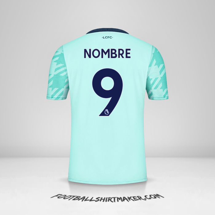 Camiseta Leicester City FC 2021/2022 Visita -  nombre - 9
