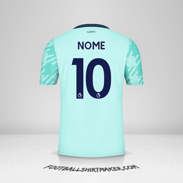 Maglia Leicester City FC 2021/2022 Seconda -  nome - 10