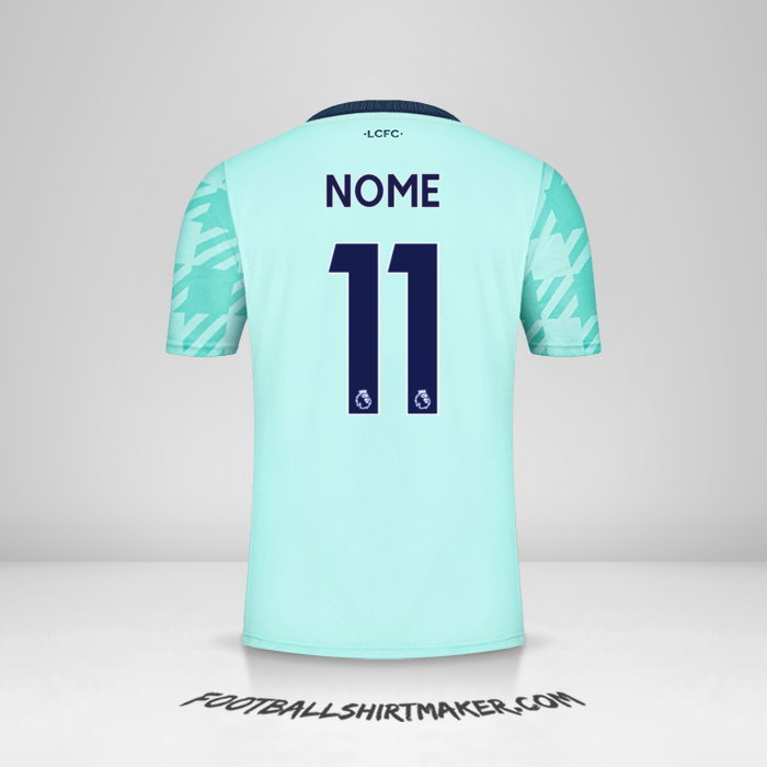 Maglia Leicester City FC 2021/2022 Seconda -  nome - 11