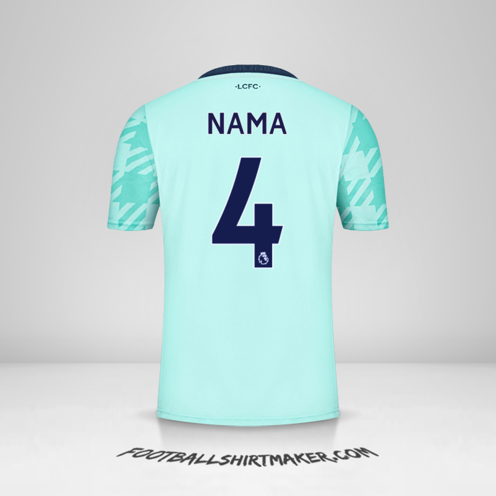 Jersey Leicester City FC 2021/2022 Alternatif -  nama - 4