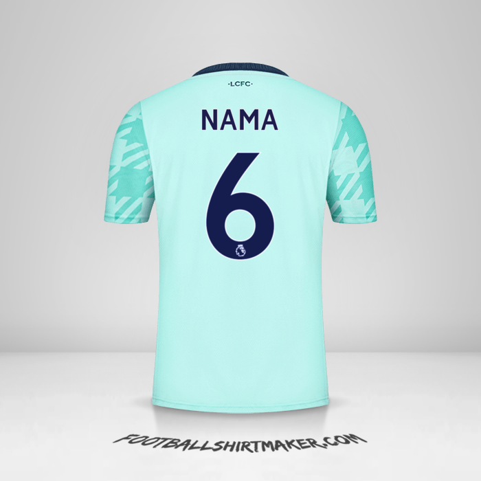 Jersey Leicester City FC 2021/2022 Alternatif -  nama - 6