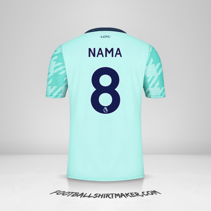 Jersey Leicester City FC 2021/2022 Alternatif -  nama - 8