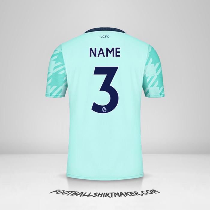 Trikot Leicester City FC 2021/2022 Auswärts -  name - 3