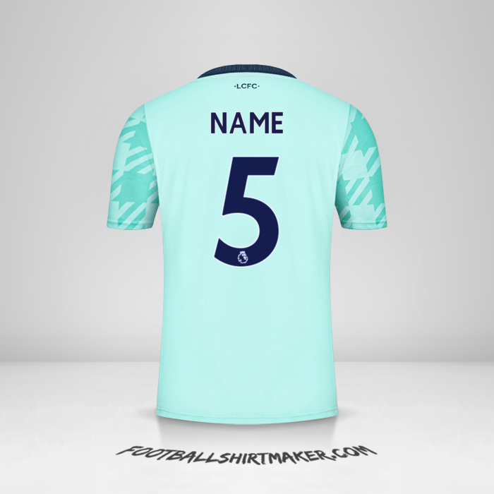 Trikot Leicester City FC 2021/2022 Auswärts -  name - 5