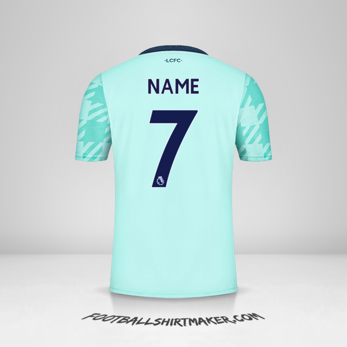 Trikot Leicester City FC 2021/2022 Auswärts -  name - 7