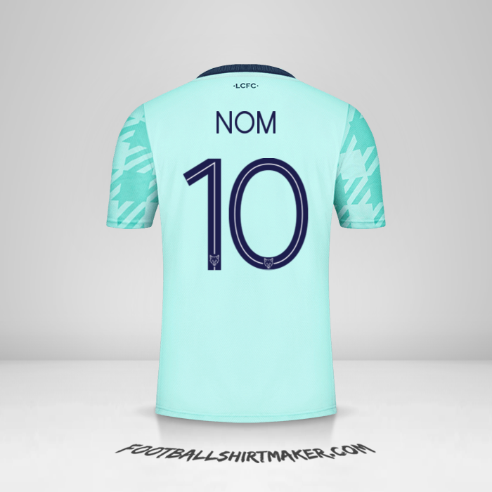 Maillot Leicester City FC Cup 2021/2022 Extérieur -  nom - 10