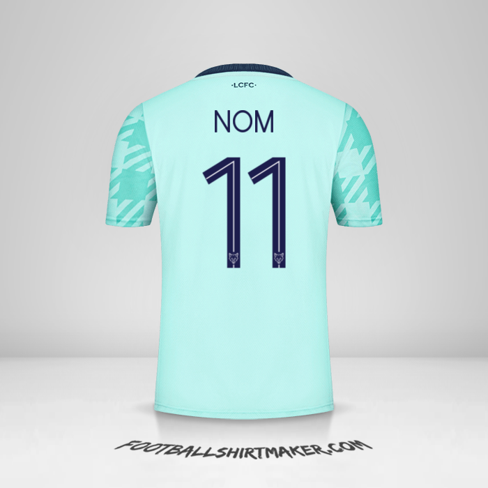 Maillot Leicester City FC Cup 2021/2022 Extérieur -  nom - 11