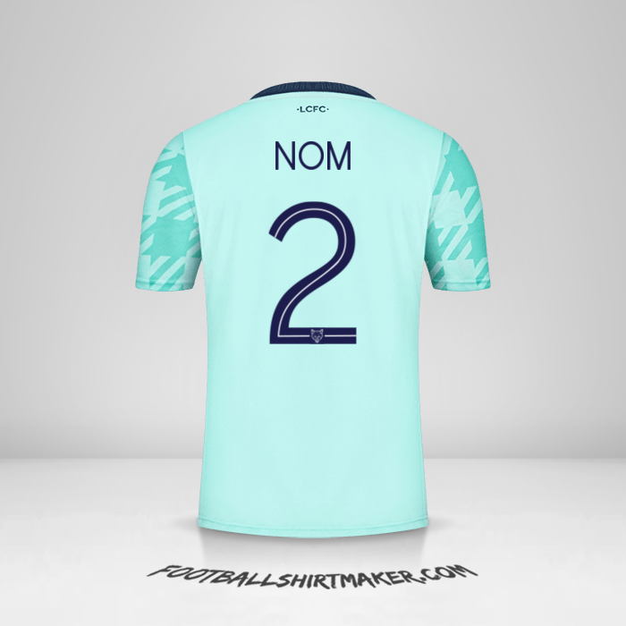 Maillot Leicester City FC Cup 2021/2022 Extérieur -  nom - 2