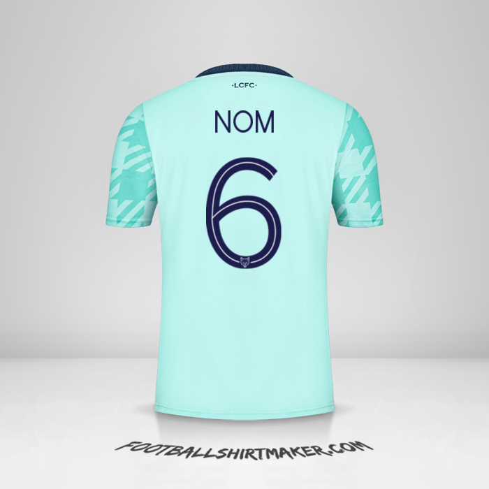 Maillot Leicester City FC Cup 2021/2022 Extérieur -  nom - 6