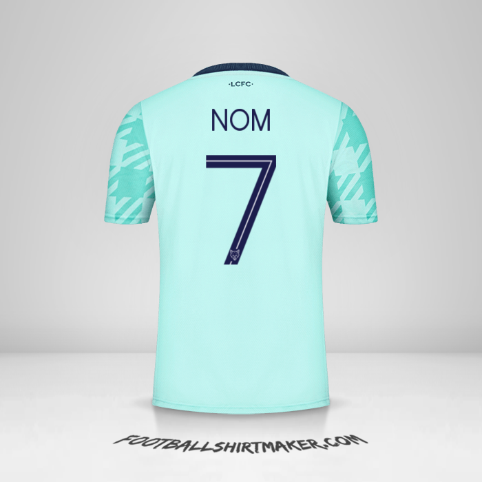 Maillot Leicester City FC Cup 2021/2022 Extérieur -  nom - 7
