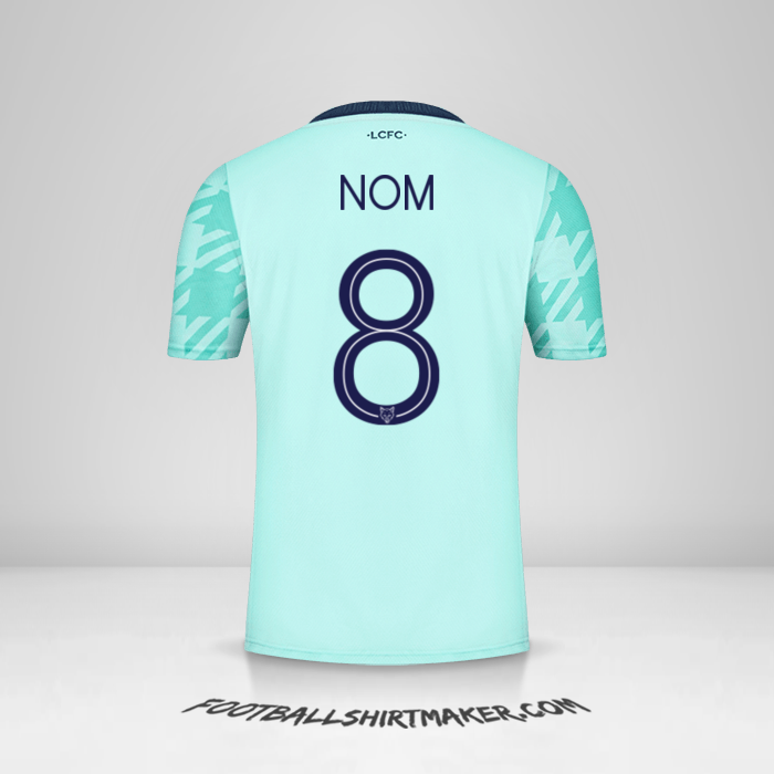 Maillot Leicester City FC Cup 2021/2022 Extérieur -  nom - 8