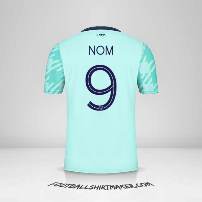 Maillot Leicester City FC Cup 2021/2022 Extérieur -  nom - 9