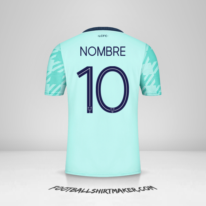 Camiseta Leicester City FC Cup 2021/2022 Visita -  nombre - 10