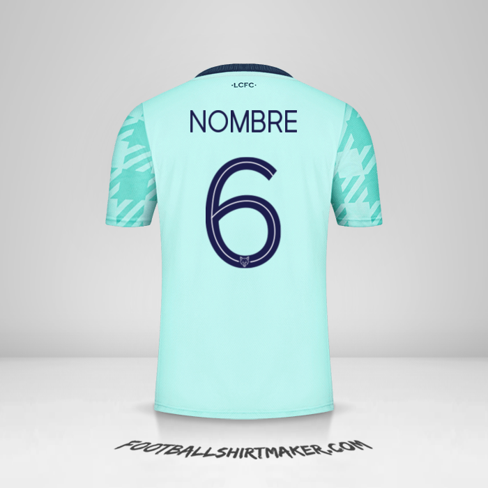 Jersey Leicester City FC Cup 2021/2022 Visita -  nombre - 6