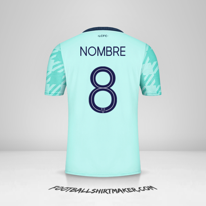 Jersey Leicester City FC Cup 2021/2022 Visita -  nombre - 8
