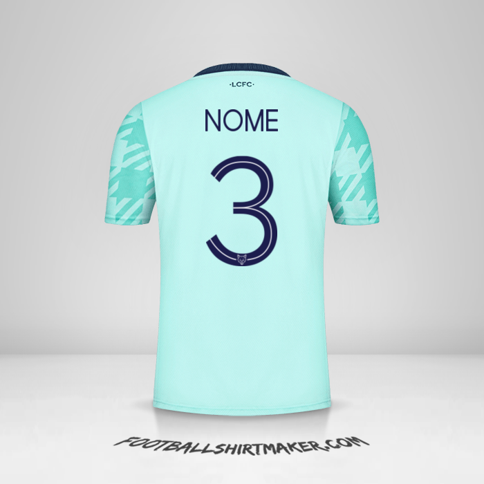 Maglia Leicester City FC Cup 2021/2022 Seconda -  nome - 3