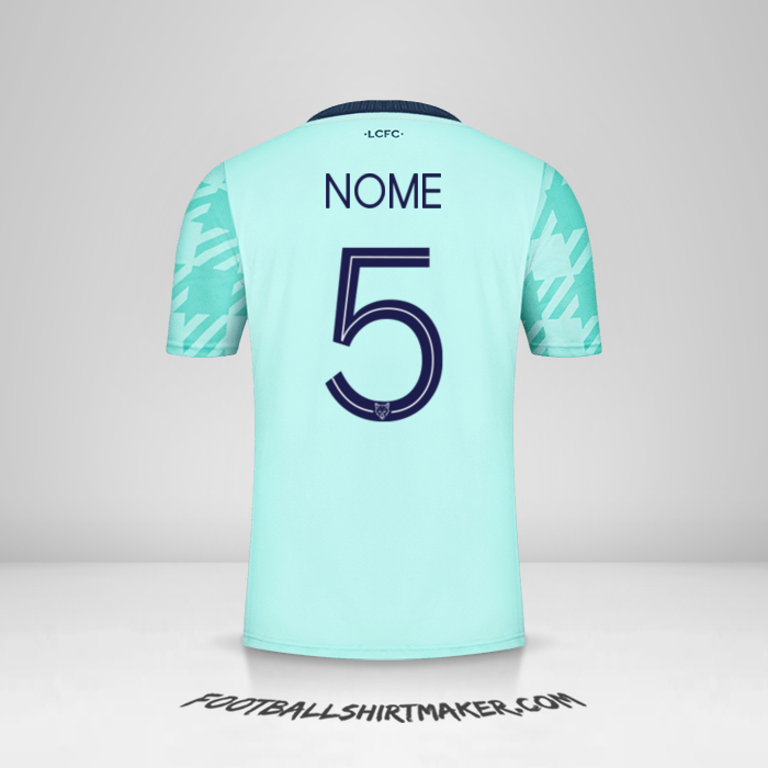 Maglia Leicester City FC Cup 2021/2022 Seconda -  nome - 5