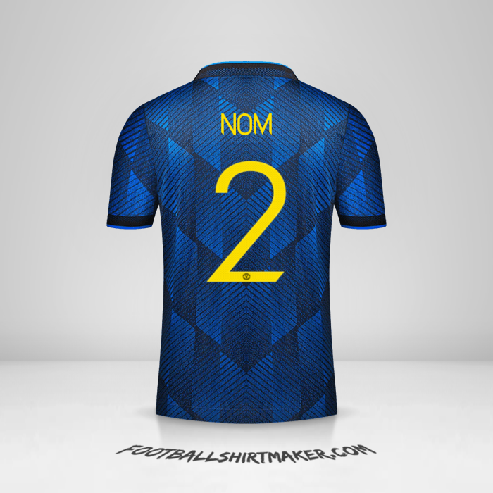 Maillot Manchester United Cup 2021/2022 Troisième -  nom - 2