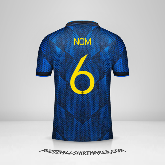 Maillot Manchester United Cup 2021/2022 Troisième -  nom - 6