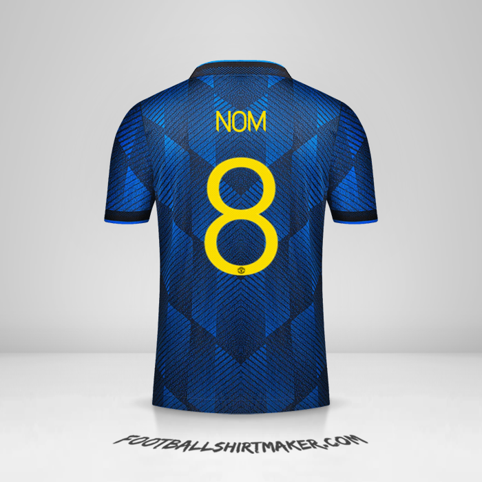 Maillot Manchester United Cup 2021/2022 Troisième -  nom - 8