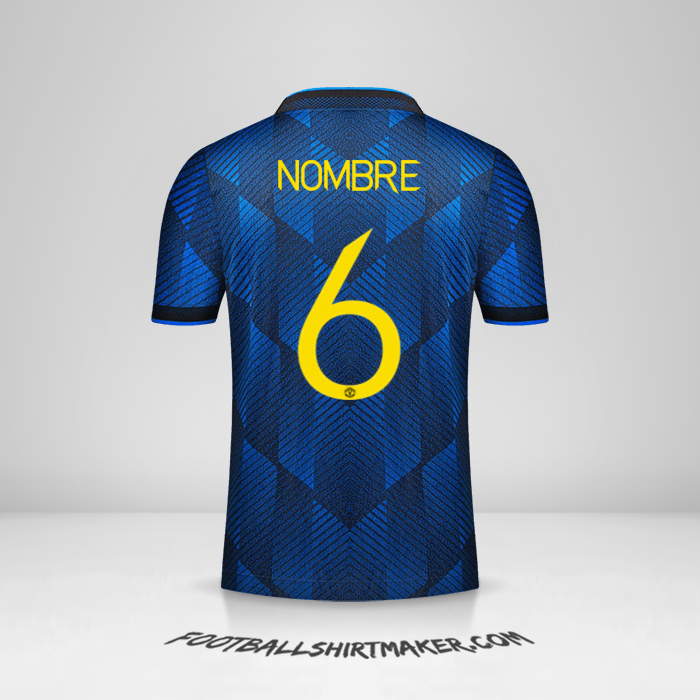 Jersey Manchester United Cup 2021/2022 Tercera -  nombre - 6