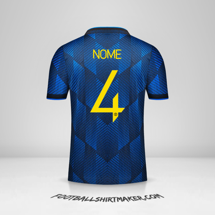 Camisa Manchester United Cup 2021/2022 Terceira -  nome - 4