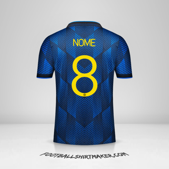 Camisa Manchester United Cup 2021/2022 Terceira -  nome - 8
