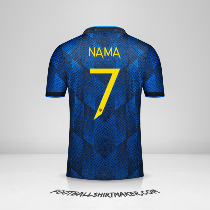 Jersey Manchester United Cup 2021/2022 Ketiga -  nama - 7
