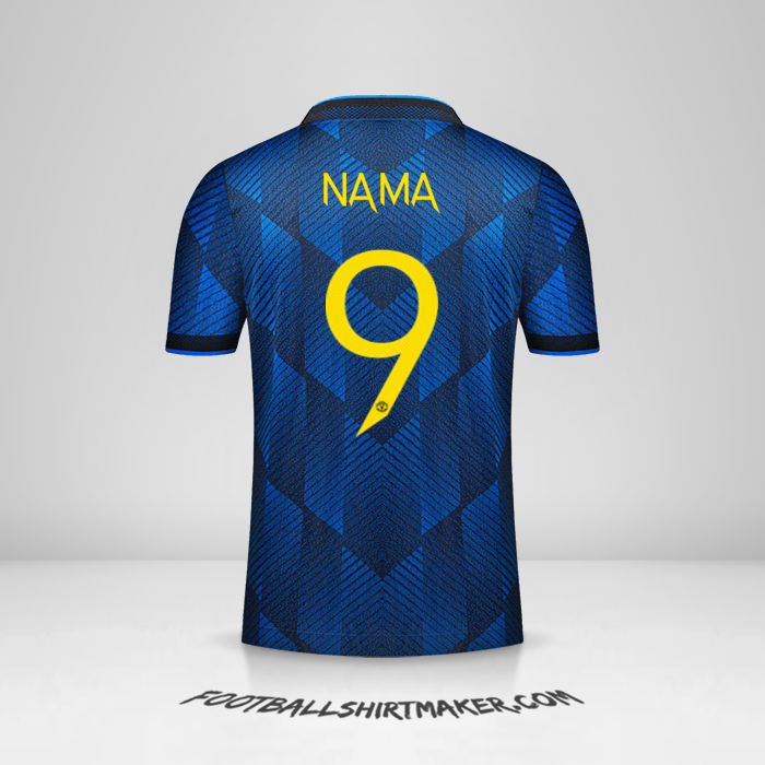 Jersey Manchester United Cup 2021/2022 Ketiga -  nama - 9