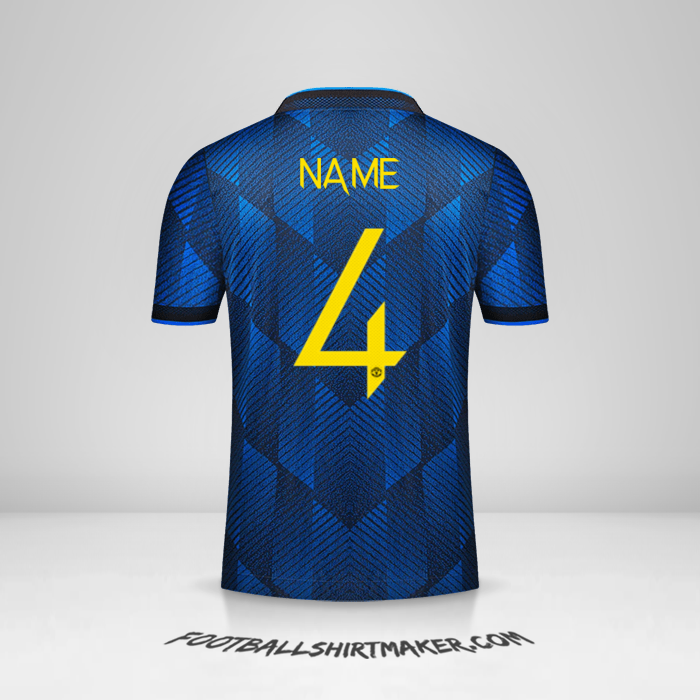 Jersey Manchester United Cup 2021/2022 Third -  name - 4