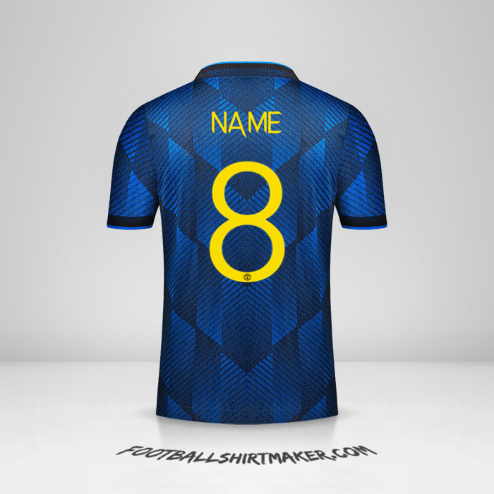 Trikot Manchester United Cup 2021/2022 Dritte -  name - 8