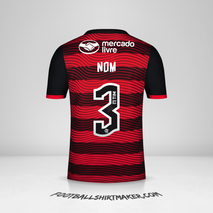 Maillot Flamengo 2022 -  nom - 3