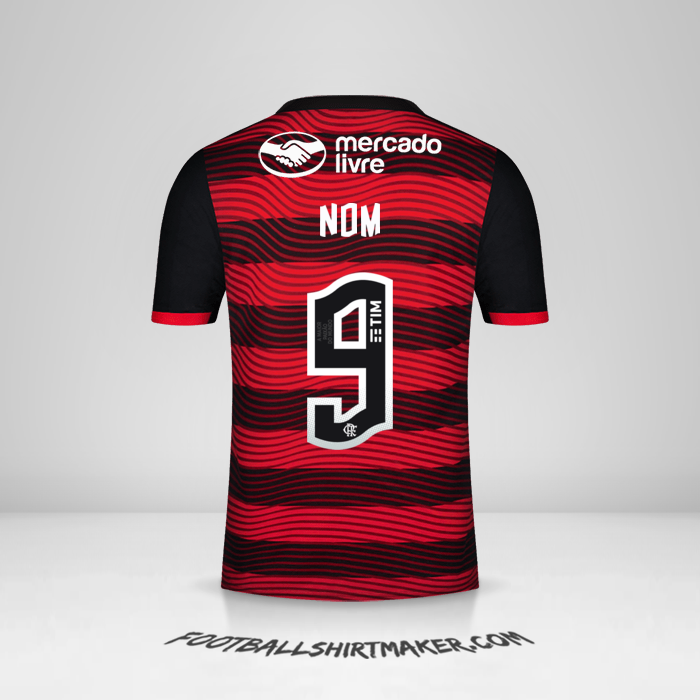 Maillot Flamengo 2022 -  nom - 9