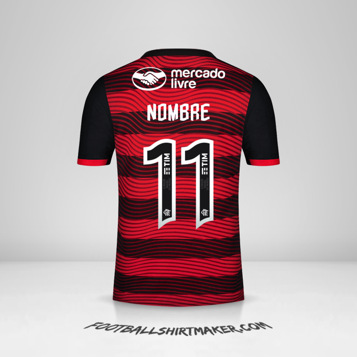 Jersey Flamengo 2022 -  nombre - 11