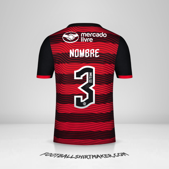 Jersey Flamengo 2022 -  nombre - 3