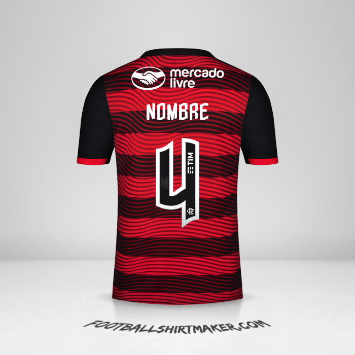 Jersey Flamengo 2022 -  nombre - 4