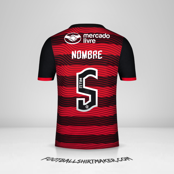 Jersey Flamengo 2022 -  nombre - 5