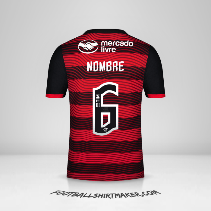 Jersey Flamengo 2022 -  nombre - 6