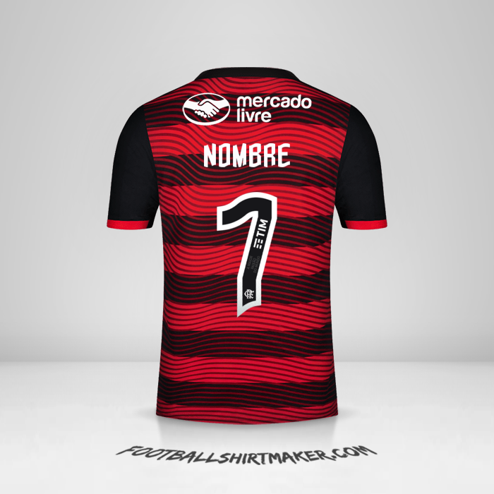 Jersey Flamengo 2022 -  nombre - 7