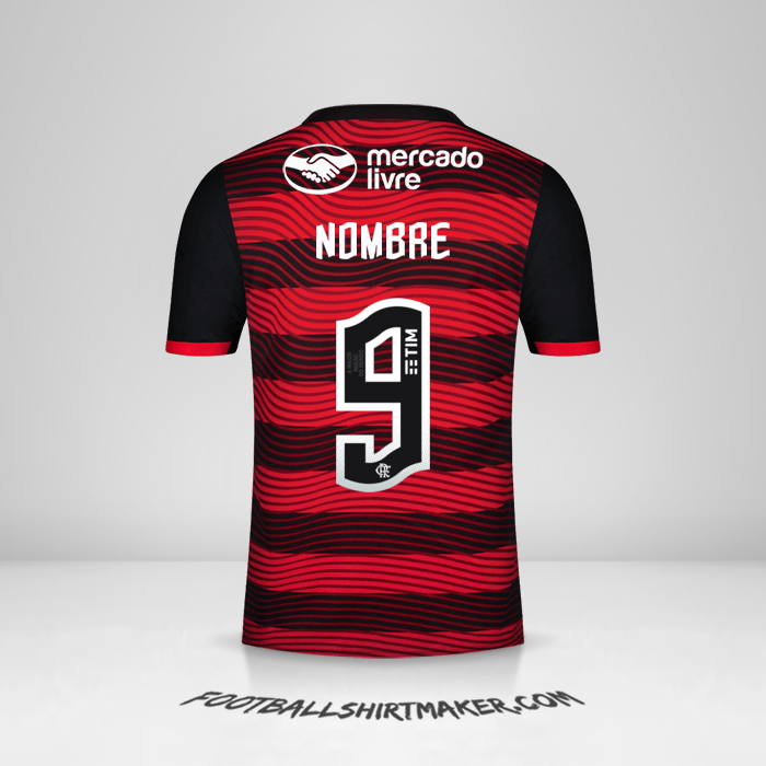 Jersey Flamengo 2022 -  nombre - 9