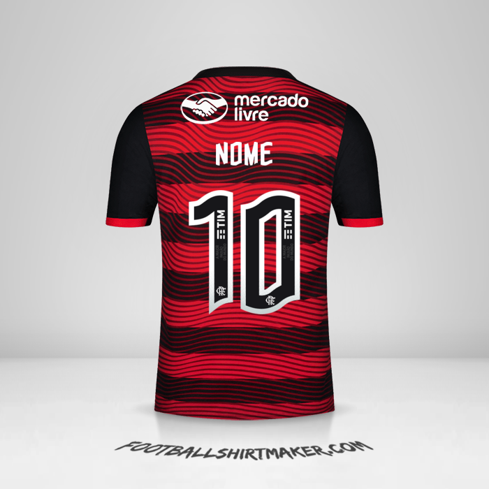 Camisola Flamengo 2022 -  nome - 10