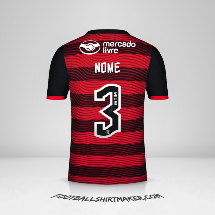 Camisa Flamengo 2022 -  nome - 3