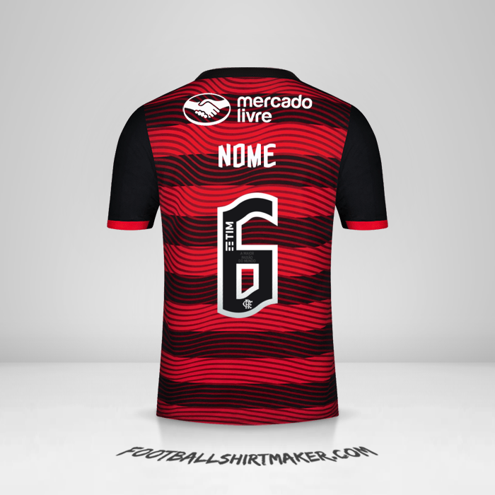 Camisa Flamengo 2022 -  nome - 6